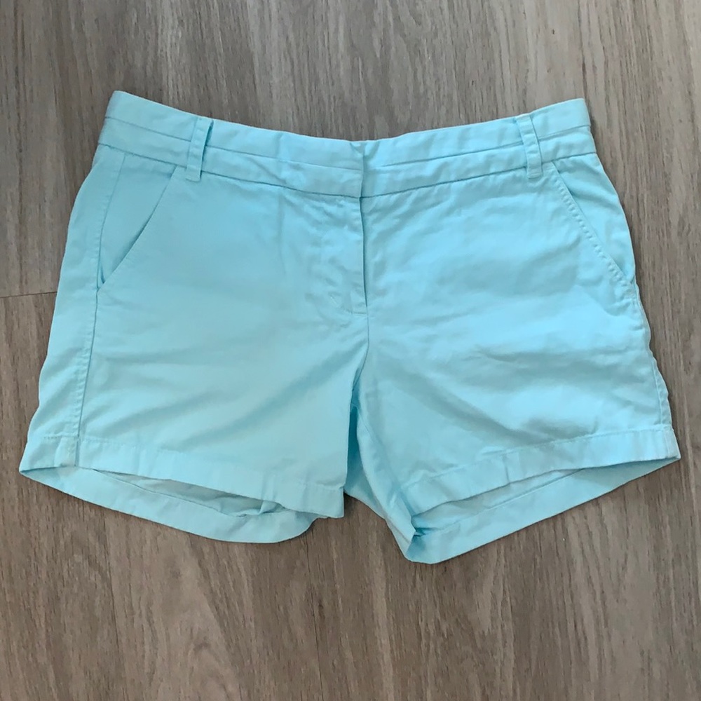 J.Crew Light Turquoise Chino Shorts